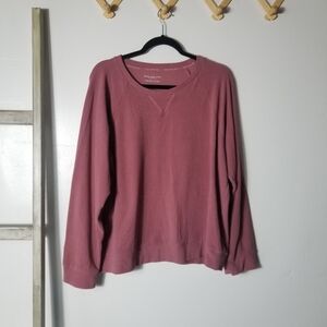MARC NEW YORK WOMEN'S MAUVE LONG SLEEVE BLOUSE SIZE XXL